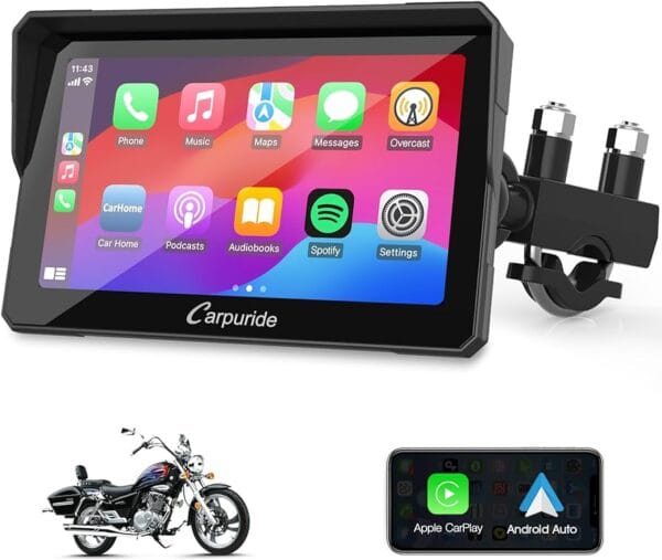 Smart Screen for Motorcycle with Android Auto And Apple CarPlay