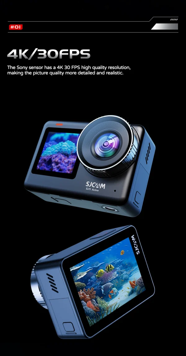 SJCAM SJ11 Active Dual-Screen Camera - Image 2
