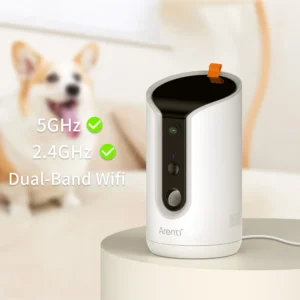 Arenti Pet Treat Camera with Audio