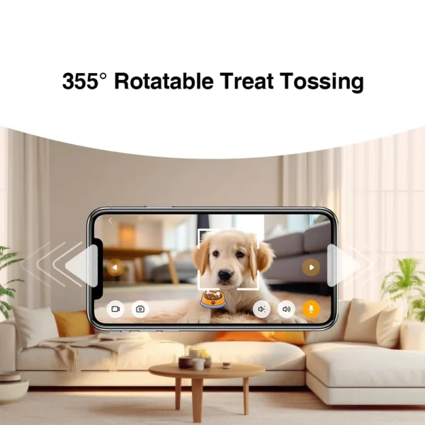 Arenti Pet Treat Camera with Audio - Image 5