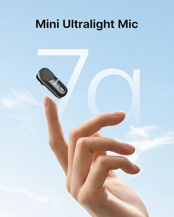 BOYA Magic Wireless Mini Mic for iPhone & Android | 4-in-1 - Image 5
