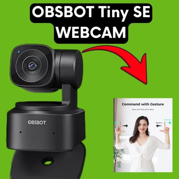 OBSBOT Tiny SE AI Webcam 1080p with Auto Tracking