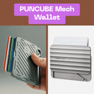 PUNCUBE Mech Wallet | Slim & Durable Everyday Carry