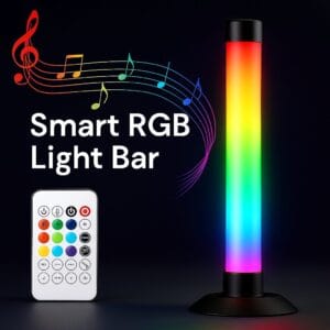 LED Light Bar with Music Sync | Smart RGB Backlight for TV, PC & Gaming Setup