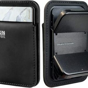 PUNCUBE Minimal Wallet 3.0 – Slim Leather Wallet with Key Holder & AirTag Slot