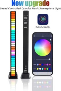 RGB Sound Reactive LED Light Bar | 32-Bit Music Rhythm Ambient Light