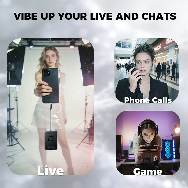 Dubbing Box AI Voice Changer for Mobile | Real-Time USB-C Voice Modifier - Image 5