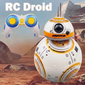 Intelligent RC Robot Ball– 2.4G Remote Control Droid Toy with Sound for Kids