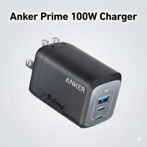 Anker Prime Charger 100W GaN  Fast Charging Bundle