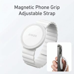 Anker MagGo Magnetic Phone Grip 620 Adjustable Strap iPhone Stand