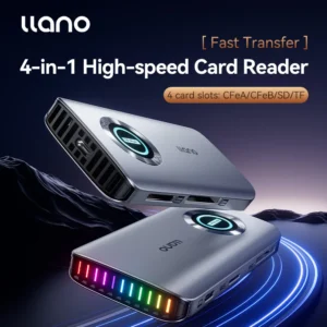 llano CFexpress Card Reader USB-C 10Gbps 4-in-1 SD Micro SD