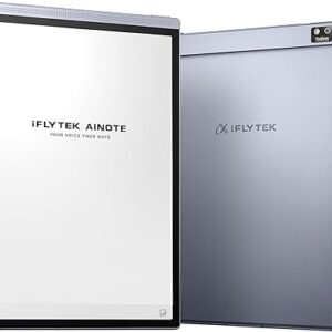 iFLYTEK AINOTE Air 2 E Ink note-taking tablet shown front and back with its stylus