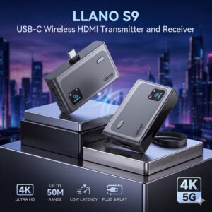 llano S9 USB-C Wireless HDMI Transmitter & Receiver