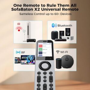 SofaBaton X2 Universal Remote with Touchscreen & Charging Dock