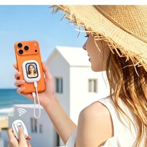 Selfie Monitor Screen for iPhone & Android – Magnetic Rear Camera Preview