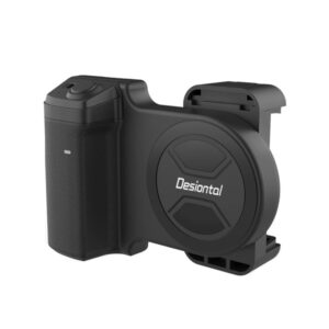 Desiontal PH-30B phone camera grip, clip-mount version, with detachable Bluetooth shutter