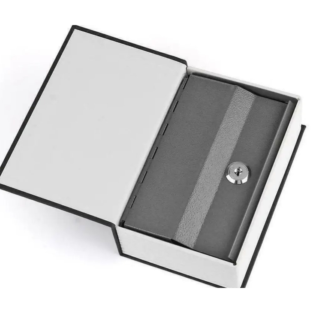 Dictionary book safe with its cover open