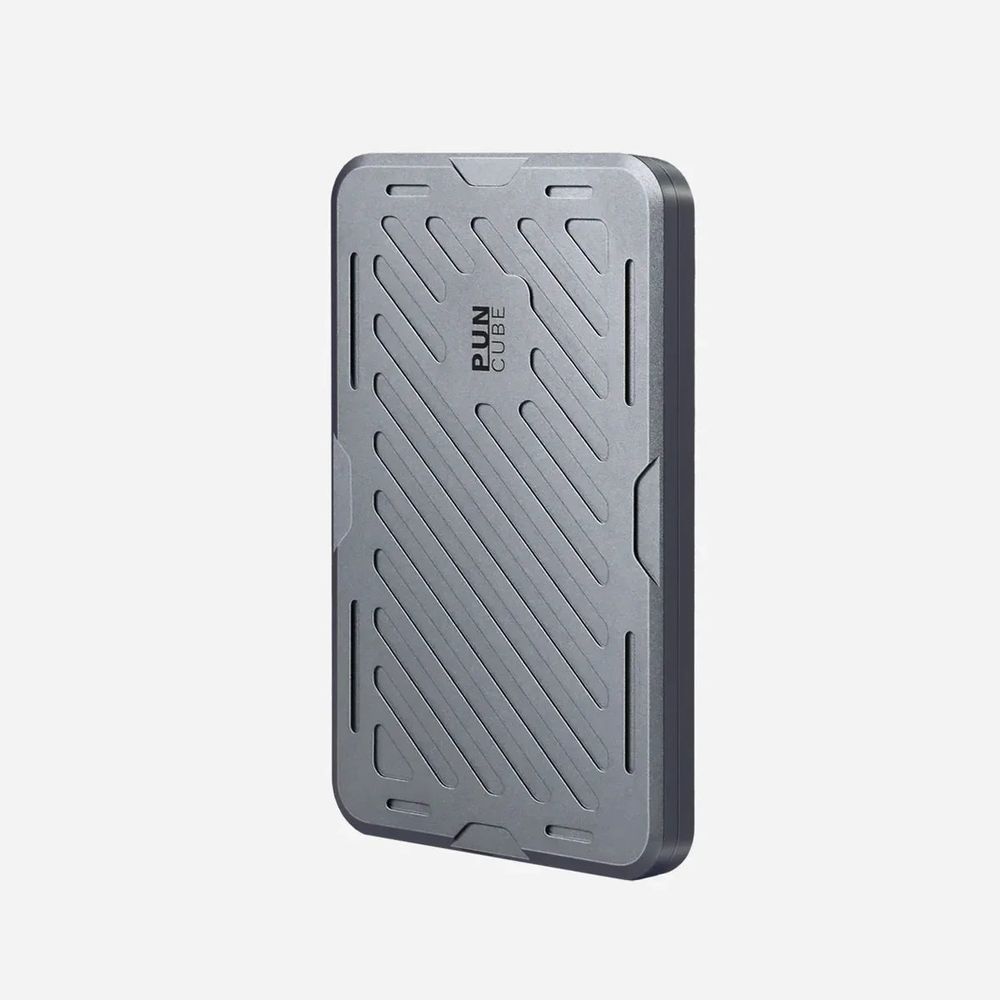 PUNCUBE Mech Wallet in gray