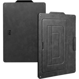 PUNCUBE portable lap desk in black, folded and open