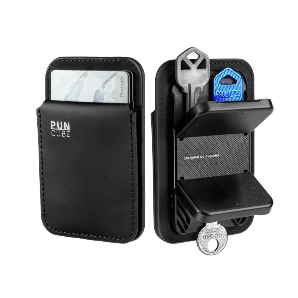 PUNCUBE Minimal Wallet 3.0 with magnetic key holder