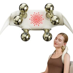 SKG H7 Ultra E neck massager with red light and kneading heads