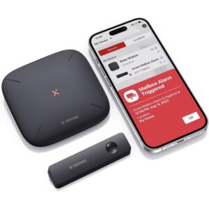 X-Sense smart mailbox alarm with base station, sensor and app