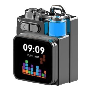 Bosta portable Bluetooth speaker with touch screen on a white background