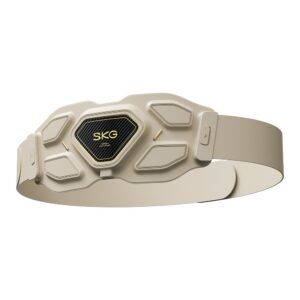 SKG W9 Ultra 2.0 lower back massager belt on a white background